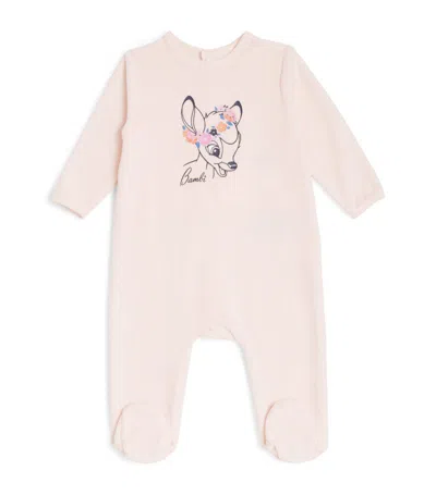 Carrèment Beau Babies' Carrement Beau X Disney Bambi All-in-one (6 Months) In Pink