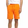 Carrots Colegiate Sweat Shorts In Orange In Orange