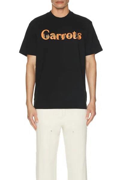 Carrots Wordmark Tee In Black