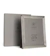 Carrs Silver Sterling Silver Fluted Photo Frame With Wood Back (10" X 8") In Silver