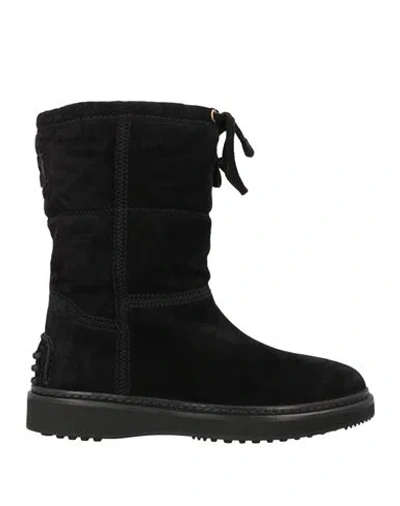 Carshoe Woman Ankle Boots Black Size 8 Leather