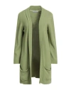 Carta Libera Woman Cardigan Green Size 3 Viscose, Polyester, Polyamide In Green