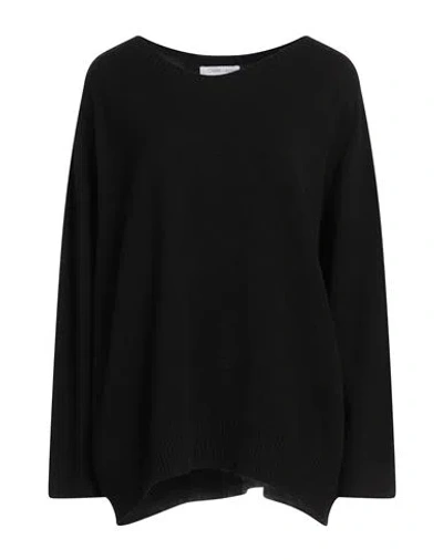 Carta Libera Woman Sweater Black Size 2 Viscose, Polyester, Polyamide