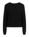Carta Libera Woman Sweater Black Size 4 Viscose, Polyester, Polyamide In Black