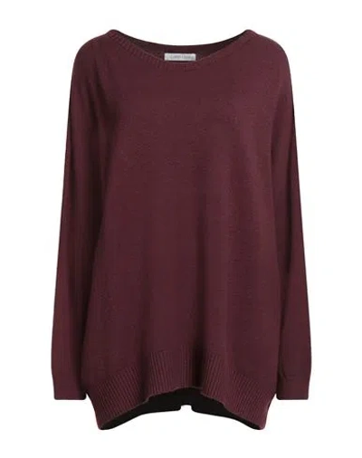 Carta Libera Woman Sweater Burgundy Size 2 Viscose, Polyester, Polyamide In Red