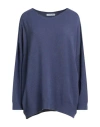 Carta Libera Woman Sweater Dark Purple Size 3 Viscose, Polyester, Polyamide