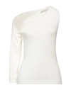 Carta Libera Woman Top Cream Size 1 Viscose, Polyester, Polyamide In White