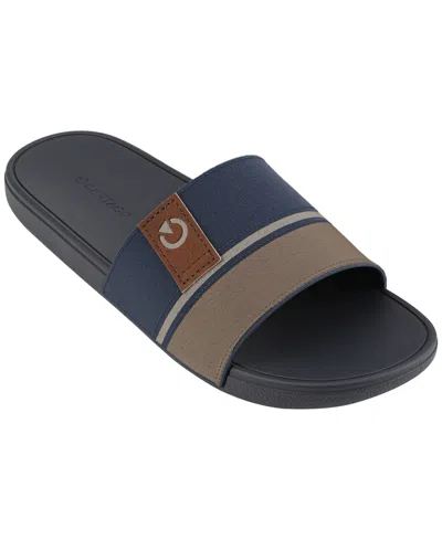 Cartago Men's Dakar Slide Sandals In Animal Print