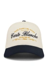 Carte Blanche The Paye Tous Les Jours Snapback Hat In Navy & Creme
