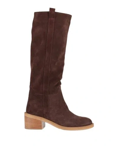 Cartechini Woman Boot Cocoa Size 7 Leather In Brown