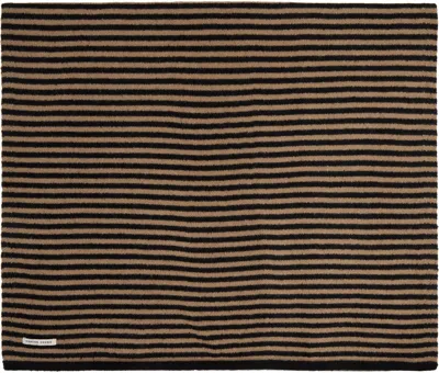Carter Young ブラック＆ベージュ Wool Leigh マフラー
