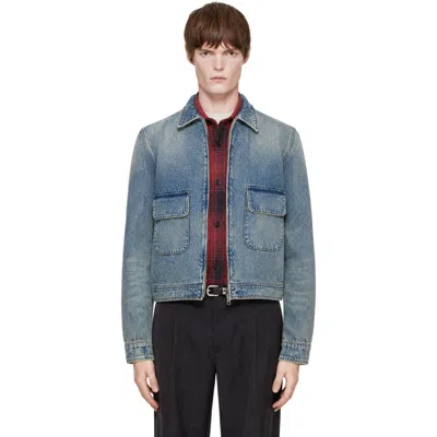 Carter Young ブルー Andover デニムジャケット In Cole Wash