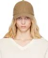 Carter Young Brown Shirting Stripe Baseball Cap In Mocha