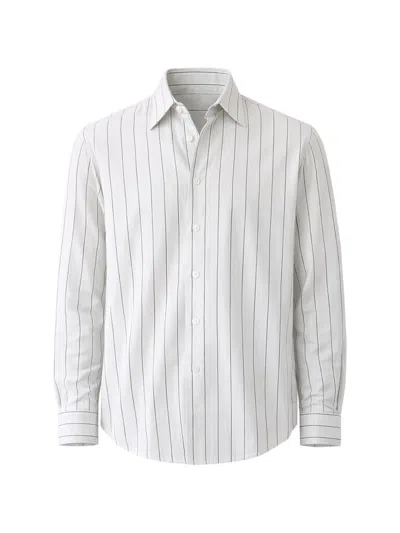 Carter Young Striped Shirt In White
