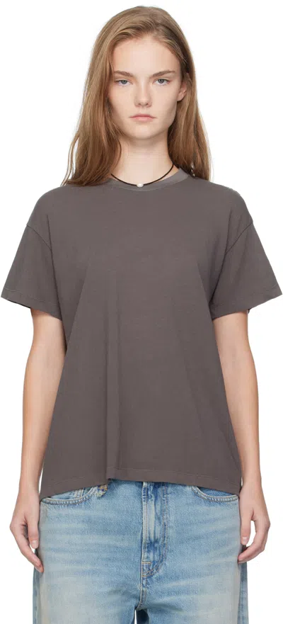 Carter Young Gray Patti T-shirt In Black