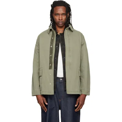 Carter Young Khaki Hayes Field Jacket In Green