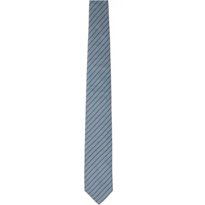 Carter Young Ssense Exclusive Blue Silk Tie In Tbd