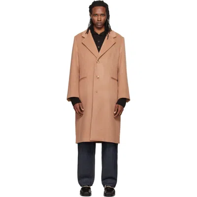 Carter Young Tan Cashmere Hewitt Coat In Nude