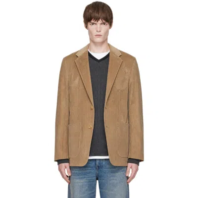 Carter Young タン Corduroy Elias テーラードジャケット In French Tan