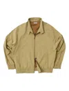 Carter Young Western Harrington Shirt Jacket In Green