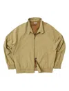 Carter Young Western Harrington Shirt Jacket In Grün