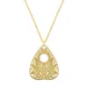 Cartergore Women's Medium Solid Gold Lotus Flower Planchette In Gold