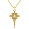 Cartergore Women's Small 9ct 375 Gold North Star Necklace In Gold