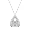 Cartergore Women's Small Sterling Silver Winged Skull Planchette In Gray
