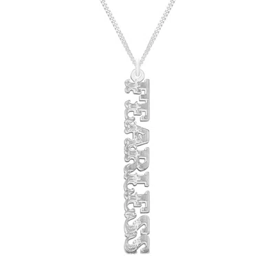 Cartergore Women's Sterling Silver “fearless” Word Necklace