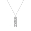 Cartergore Women's Sterling Silver “free” Word Necklace In Silver