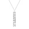 Cartergore Women's Sterling Silver “hustle” Word Necklace In Silver