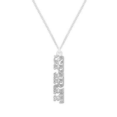 Cartergore Women's Sterling Silver “spirit” Word Necklace
