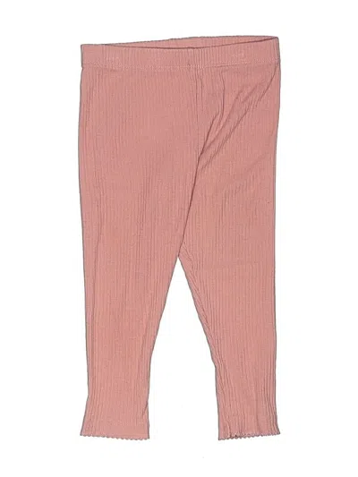 Pre-owned Carter's Kids' Active Pants In Pink