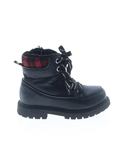 Pre-owned Carter's Kids' Ankle Boots In Black