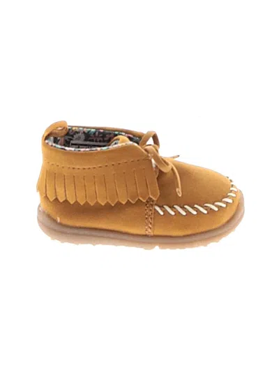 Pre-owned Carter's Kids' Ankle Boots In Brown