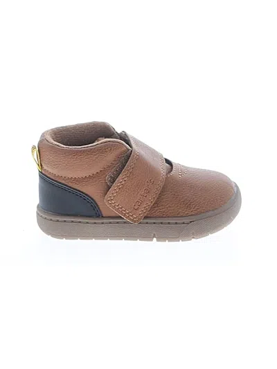 Pre-owned Carter's Kids' Ankle Boots In Brown