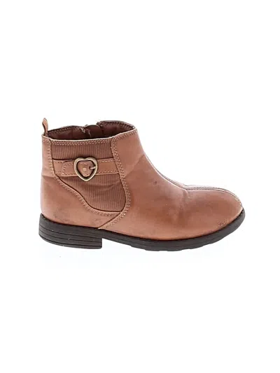Pre-owned Carter's Kids' Ankle Boots In Brown