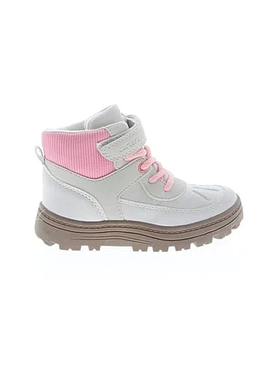 Pre-owned Carter's Kids' Ankle Boots In White