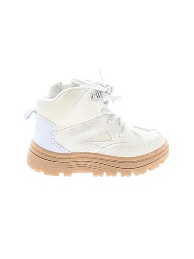Pre-owned Carter's Kids' Ankle Boots In White