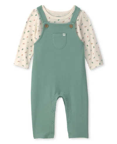 Carter's Baby Boy's Dinosaur Top And Overall 2-piece Set In Green