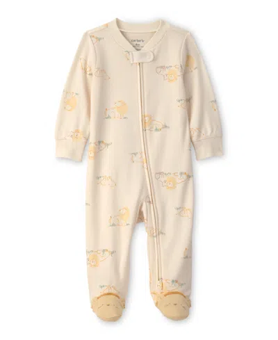 Carter's Lion Baby Unisex Sleep And Play In Brown
