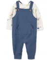 Carter's Baby Boys 2-pc. Long-sleeve T-shirt & Thermal Overalls Set