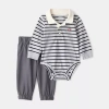 Carter's Baby Boys 2-pc. Pant Set In Gray
