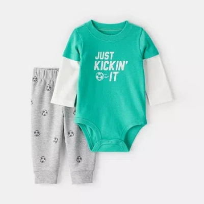 Carter's Baby Boys 2-pc. Pant Set In Multi