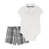 Carter's Baby Boys 2-pc. Short Set In White