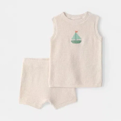Carter's Baby Boys 2-pc. Short Set In Neutral