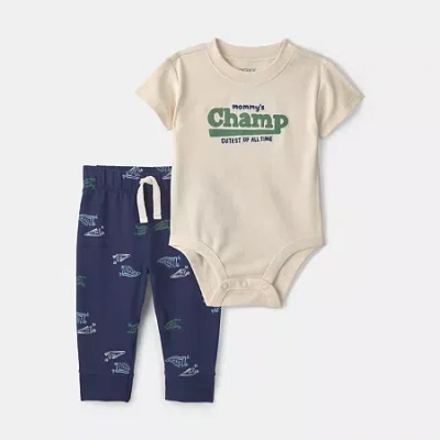 Carter's Baby Boys 2-pc. Pant Set In Multi