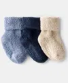Carter's Baby Boys 3-pack Foldover Bootie Socks In Multi