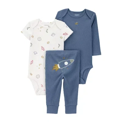 Carter's Baby Boys 3-pc. Pant Set In Multi