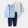 Carter's Baby Boys 3-pc. Pant Set In Blue